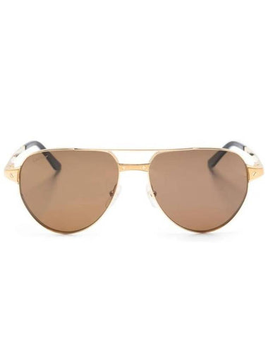 Eyewear Santos de Navigator Frame Sunglasses CT0425S - CARTIER - BALAAN 1