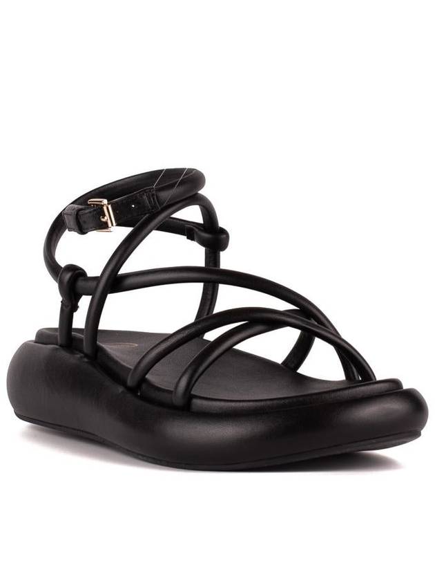 Ash Black Napa Leather List Sandal - ASH - BALAAN 3