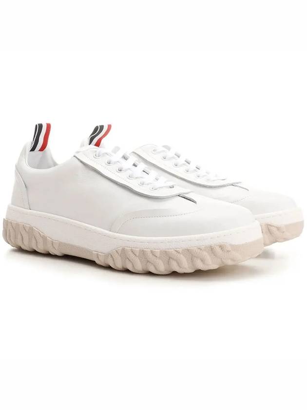 Cable Field Sneakers White - THOM BROWNE - BALAAN 4