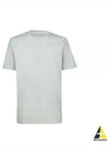 Logo Backprint Cotton Short Sleeve T-Shirt Grey - CP COMPANY - BALAAN 2