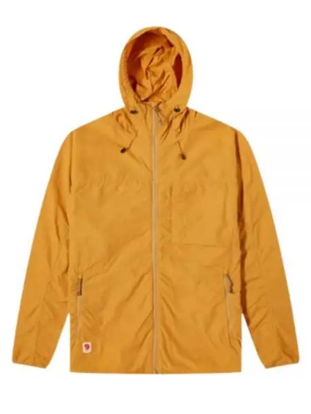 Men's High Cost Windbreaker Yellow - FJALL RAVEN - BALAAN 2