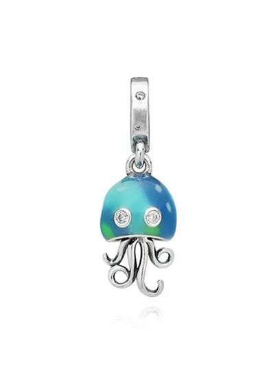 Color Changing Jellyfish Dangle Bracelet Charm Blue - PANDORA - BALAAN 2