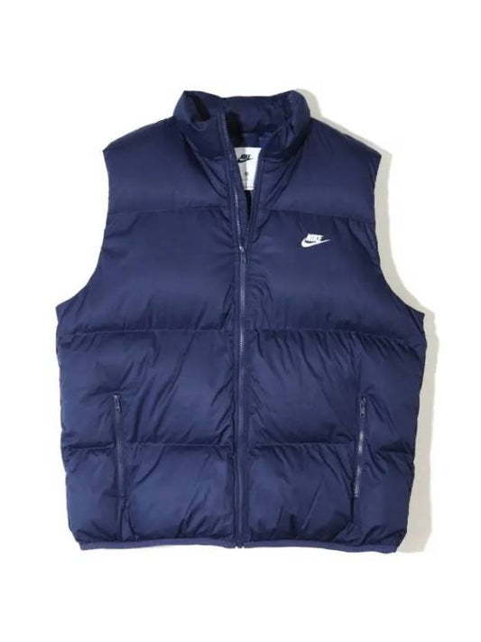 Men's Club Puffer Vest Navy - NIKE - BALAAN 1