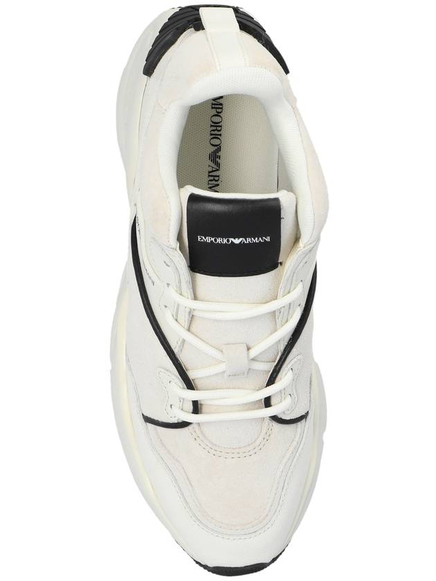 Emporio Armani Sports Shoes With Logo, Women's, Grey - EMPORIO ARMANI - BALAAN 6