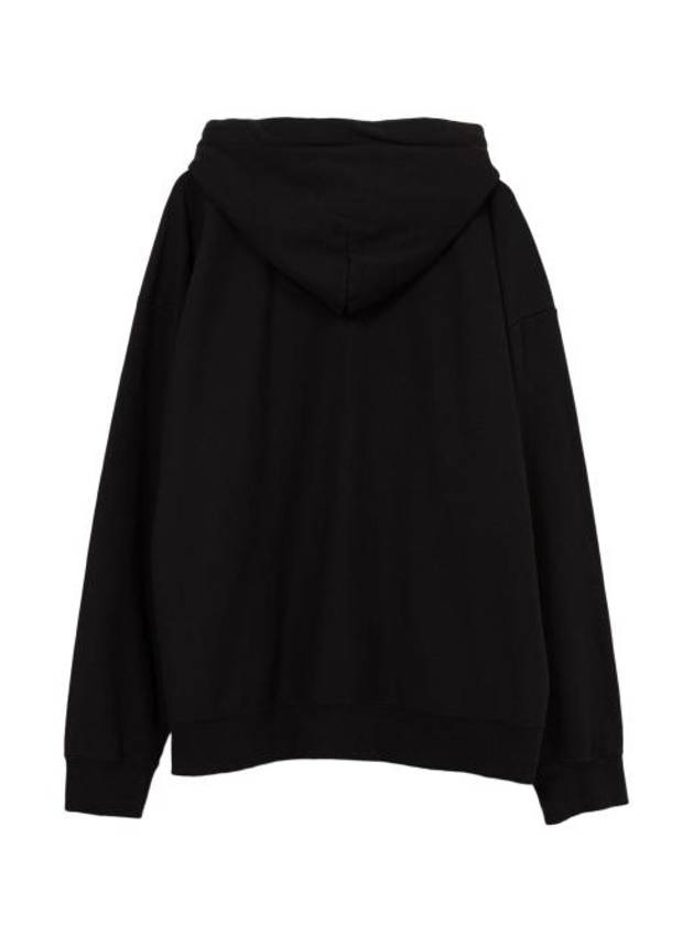 Oversized French Terry Zip-Up Hoodie Black - MAISON MIHARA YASUHIRO - BALAAN 3