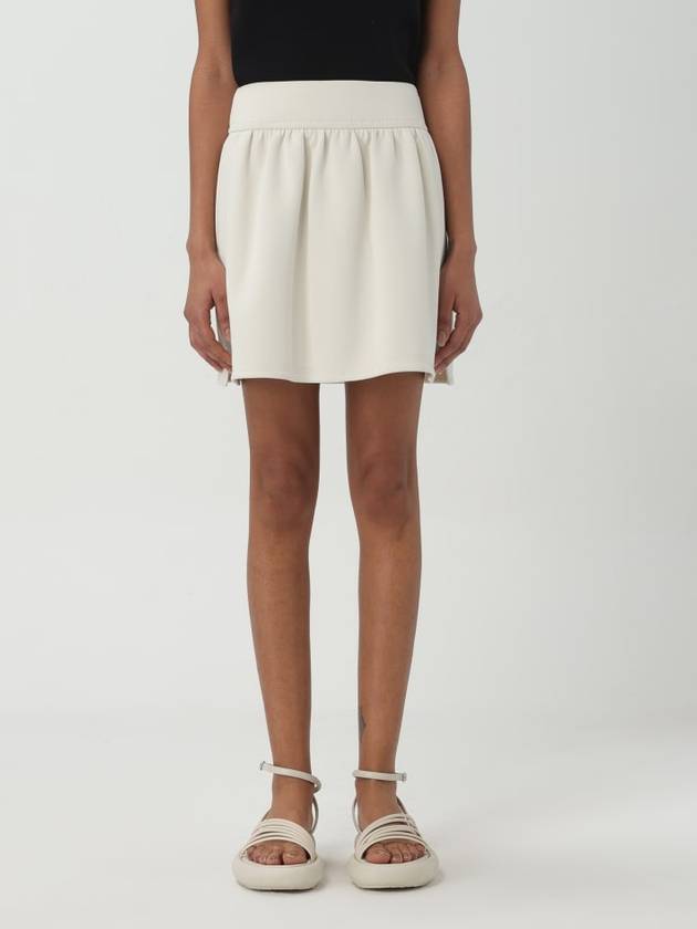 Nettuno Side Slit Nylon A-line Skirt Ivory - MAX MARA - BALAAN 2