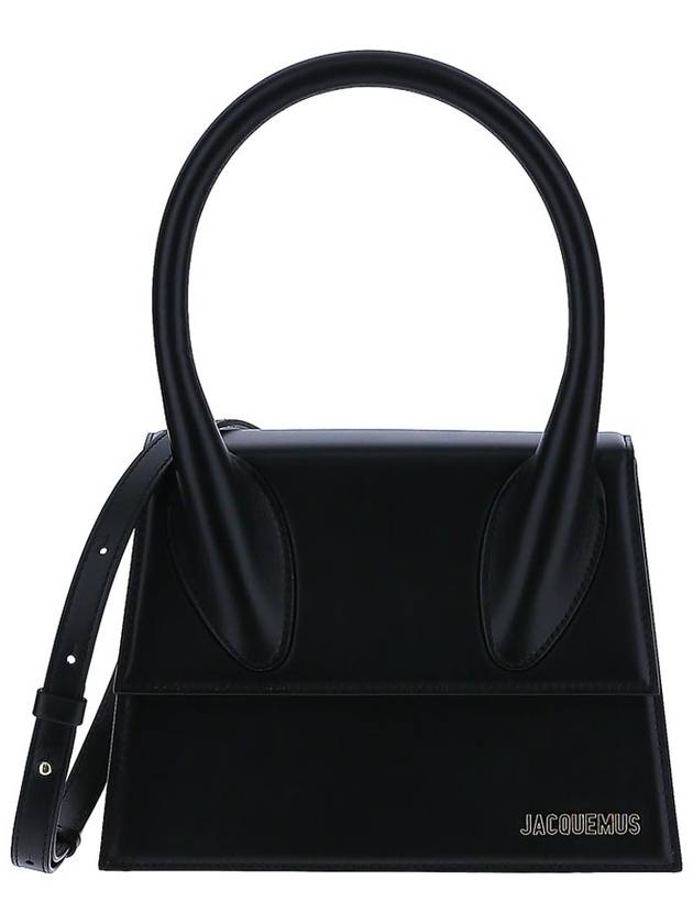 Le Grand Chiquito Large Tote Bag Black - JACQUEMUS - BALAAN.