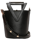 RV Handle Bucket Bag Black - ROGER VIVIER - BALAAN 1