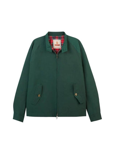 G4 Regular Fit Zip-Up Jacket Green - BARACUTA - BALAAN 1