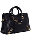 Classic Metallic Edge City Tote Bag Black - BALENCIAGA - BALAAN 3