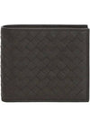 Intrecciato Weaving Half Wallet Espresso - BOTTEGA VENETA - BALAAN 2