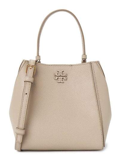 Mcgraw Logo Small Bucket Bag Fresh Clay - TORY BURCH - BALAAN 2