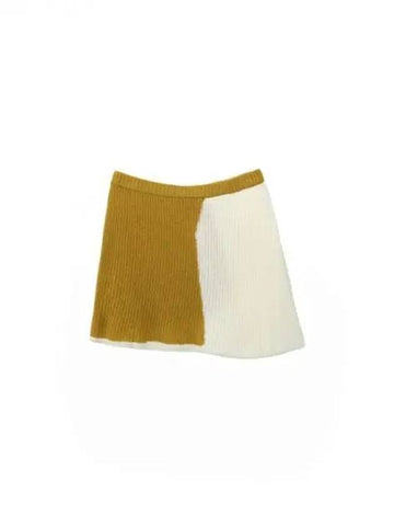 Color block rib knit skirt 270408 - ECKHAUS LATTA - BALAAN 1