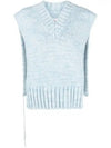 Women's Knit Vest SI0TH0001 S17802 488M - MAISON MARGIELA - BALAAN 2