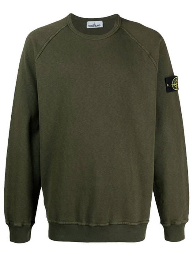 Wappen Patch Round Sweatshirt Khaki - STONE ISLAND - BALAAN 1