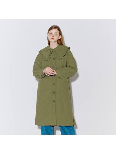 Sailor Kara Quilted Coat Khaki - OPENING SUNSHINE - BALAAN 1