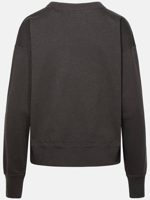 Shad Logo Print Sweatshirt Faded Black - ISABEL MARANT - BALAAN 3