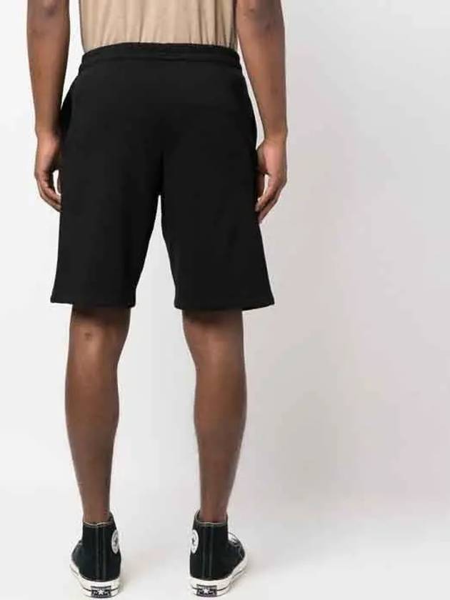 Men's Logo Drawstring Waist Track Shorts Black - A.P.C. - BALAAN 5