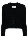 4 Stitch Lambswool Cardigan Navy - MAISON MARGIELA - BALAAN 2