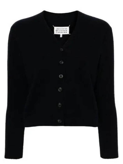 4 Stitch Lambswool Cardigan Navy - MAISON MARGIELA - BALAAN 2