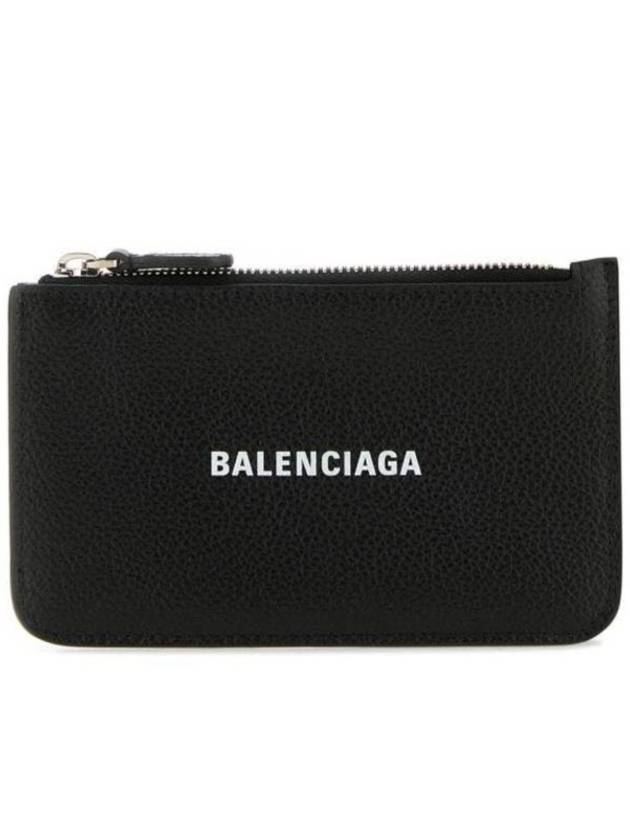 Cash Large Long Coin Card Wallet Black - BALENCIAGA - BALAAN 4