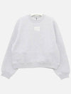 Logo Print Sweatshirt Grey - ALEXANDER WANG - BALAAN 3