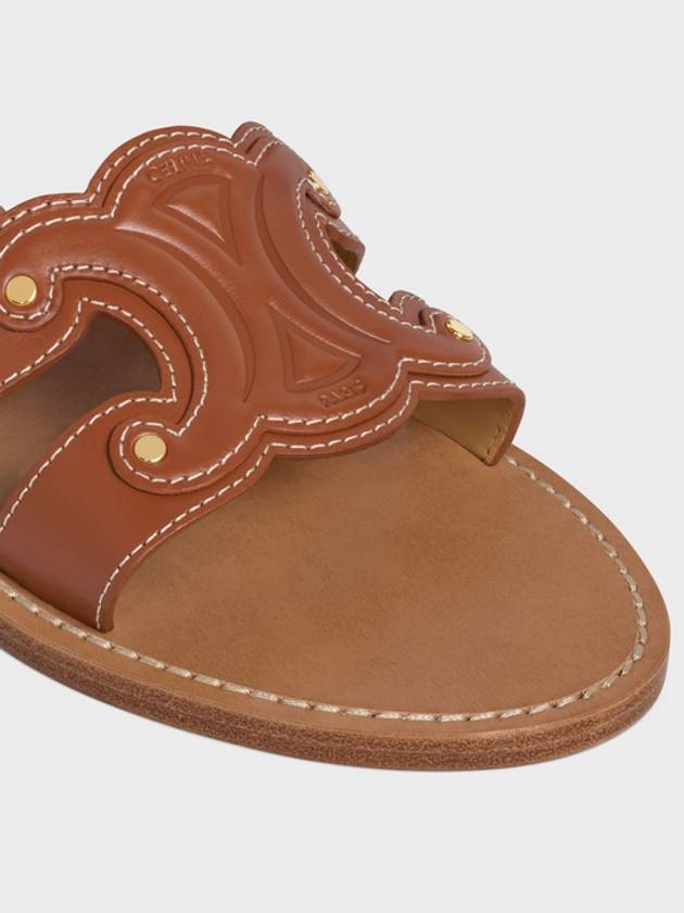 Triomphe Calfskin Mule Tan - CELINE - BALAAN 3