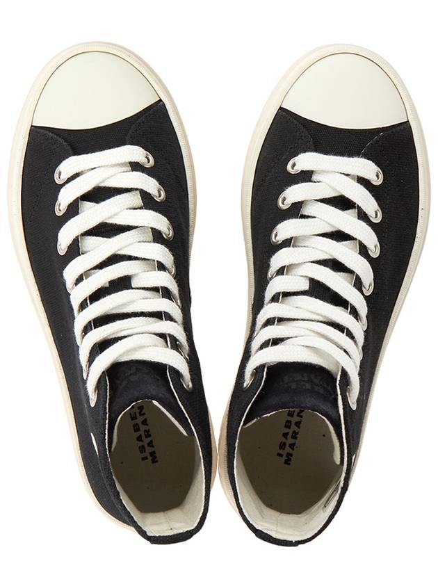 Austen High Top Sneaker Black - ISABEL MARANT - BALAAN 3