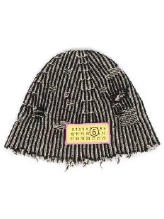 MM6 S62TB0004 M13076 961 Numeric Signature Logo Beanie 1319953 - MAISON MARGIELA - BALAAN 1