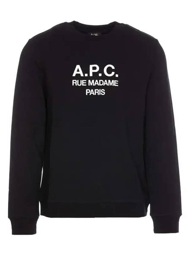 Rufus Embroidery Logo Sweatshirt Black - A.P.C. - BALAAN 2