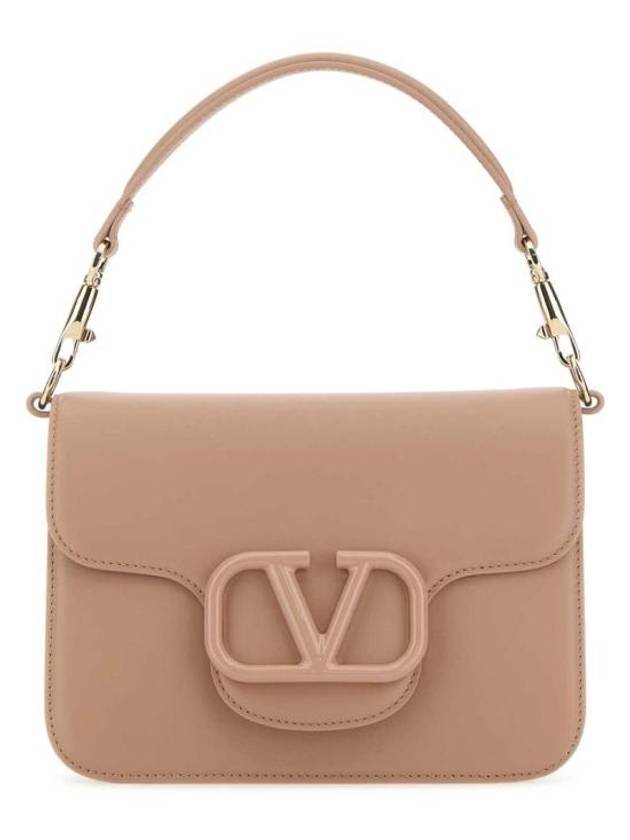 V logo tote bag pink - VALENTINO - BALAAN 1