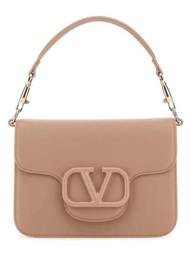 V logo tote bag pink - VALENTINO - BALAAN 1