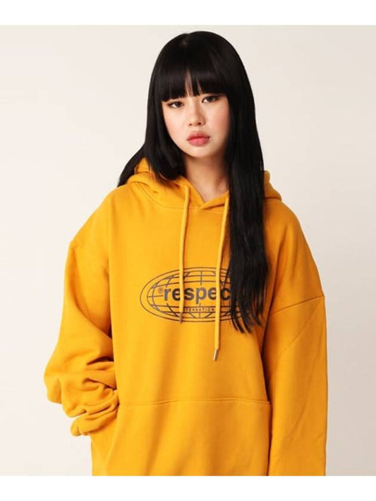 Unisex International Logo Hoodie Mustard BAL10044 - RESPECT - BALAAN 1