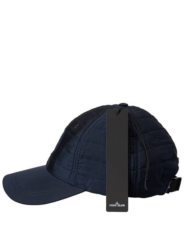 Nylon Metal 6 Panel Ball Cap Navy - STONE ISLAND - BALAAN 8