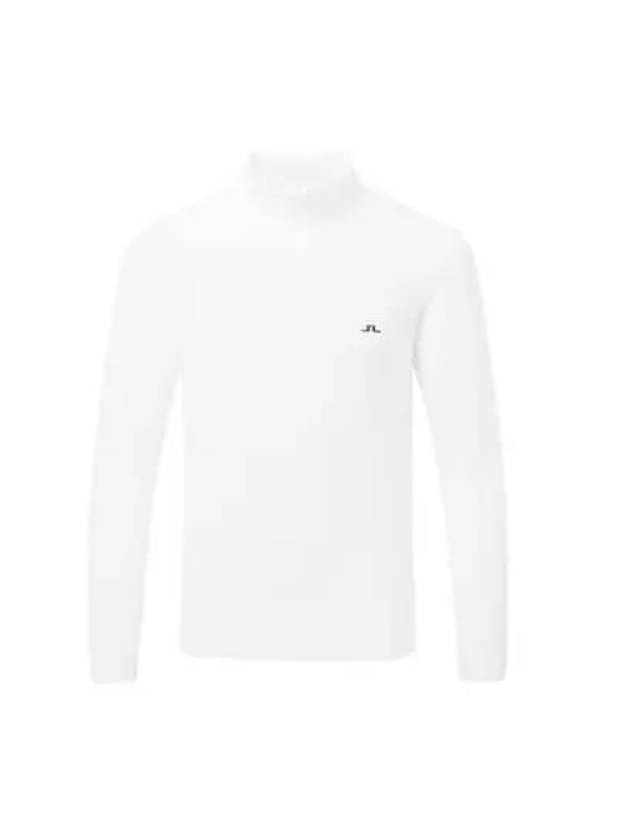 Luke Half Zip Up Mid Long Sleeve T-Shirt White - J.LINDEBERG - BALAAN 2