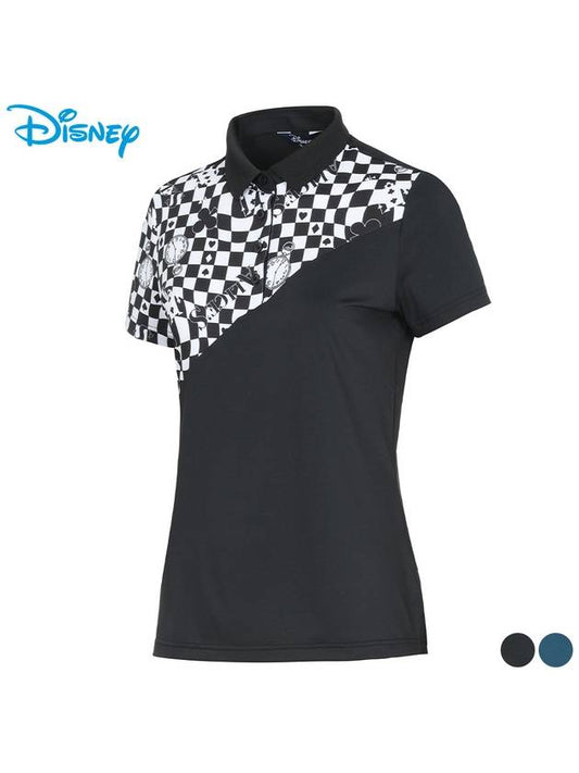 unmarked check collar t-shirt DN2LTS043 - DISNEY GOLF - BALAAN 2