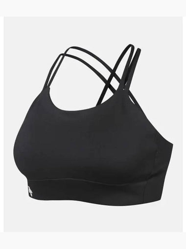 Women s Light Support Short Bra Top Black SP322TBR77 - DESCENTE - BALAAN 1