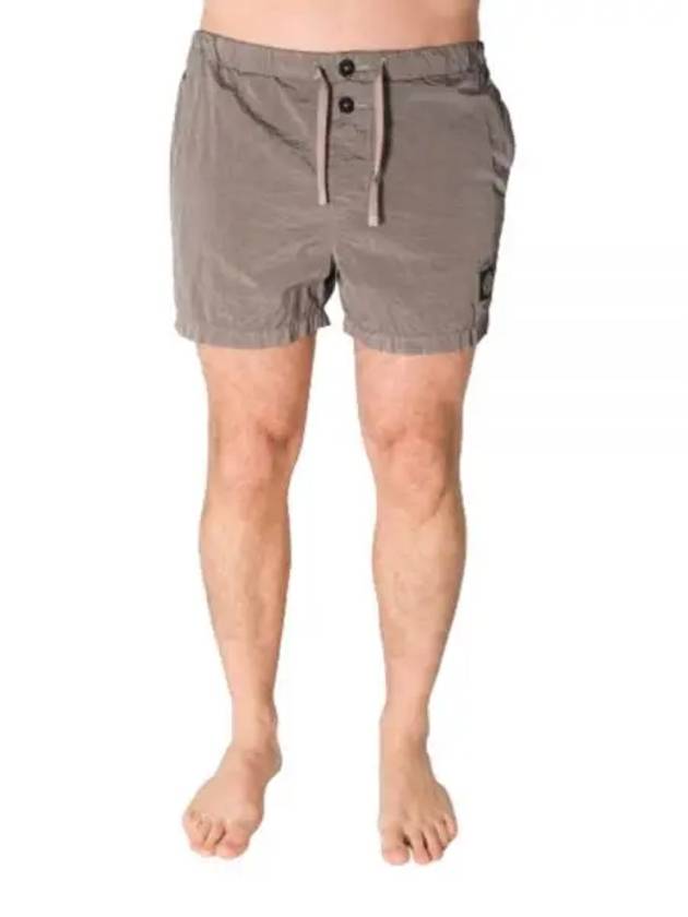 Swimming Nylon Trunk Shorts Grey - STONE ISLAND - BALAAN 2