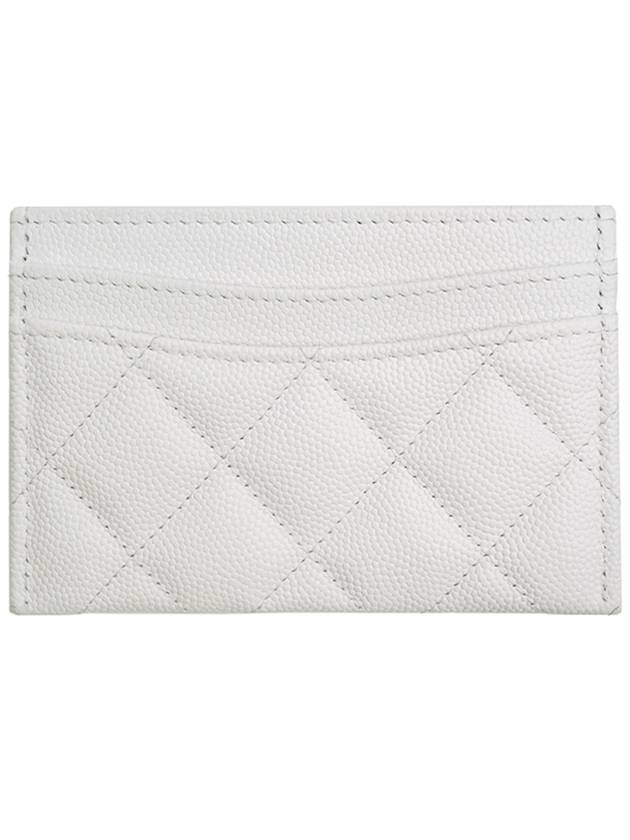 Classic card wallet slot white gold plated full set - CHANEL - BALAAN 2