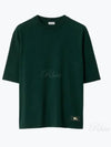 EKD Logo Patch Jersey Short Sleeve T-Shirt Green - BURBERRY - BALAAN 2