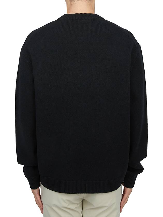 Fox Head Knit Top Black - MAISON KITSUNE - BALAAN 4