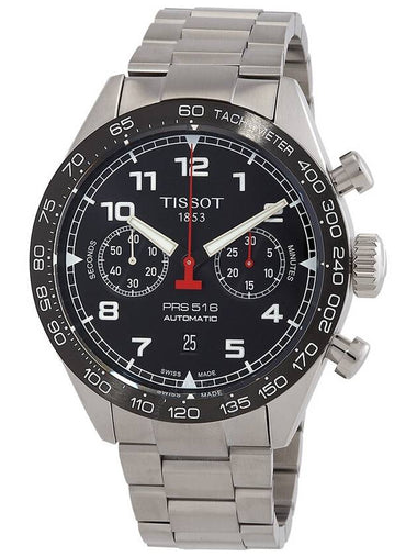 Tissot PRS516 Chronograph Automatic Black Dial Men's Watch T131.627.11.052.00 - TISSOT - BALAAN 1