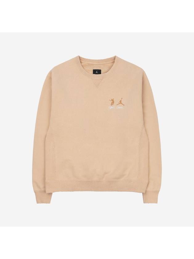 Fleece Crew Sweatshirt White Onyx - JORDAN - BALAAN 1