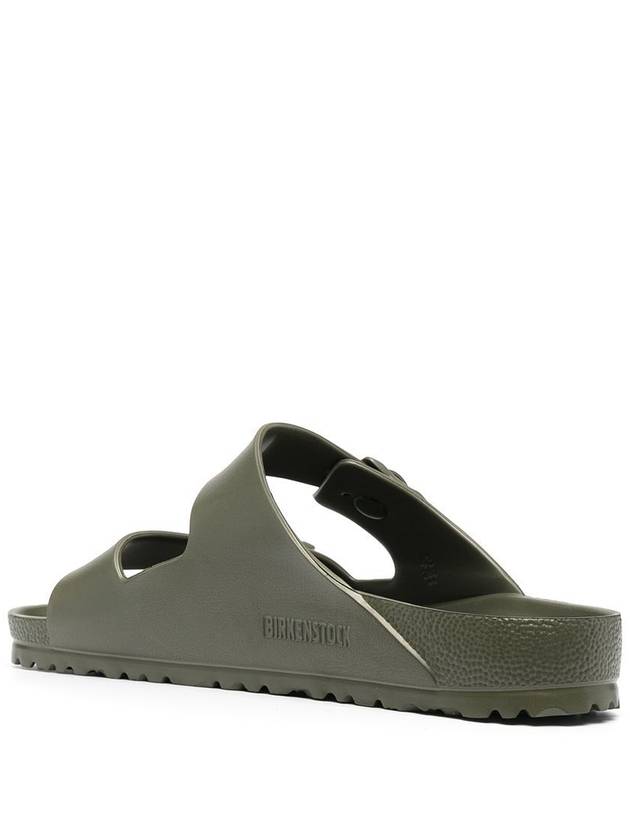 Arizona Eva Buckle Slippers Khaki - BIRKENSTOCK - BALAAN 4