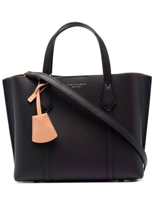 Perry Triple Compartment Small Tote Bag Black - TORY BURCH - BALAAN 2