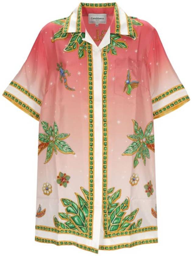 midi dress WS24DR03803 JOYAUX D AFRIQUE PINK - CASABLANCA - BALAAN 1