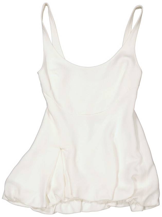 3.1 Phillip Lim Ladies White Exclusive Bubble Hem Tank Top, Brand Size 6 - 3.1 PHILLIP LIM - BALAAN 3