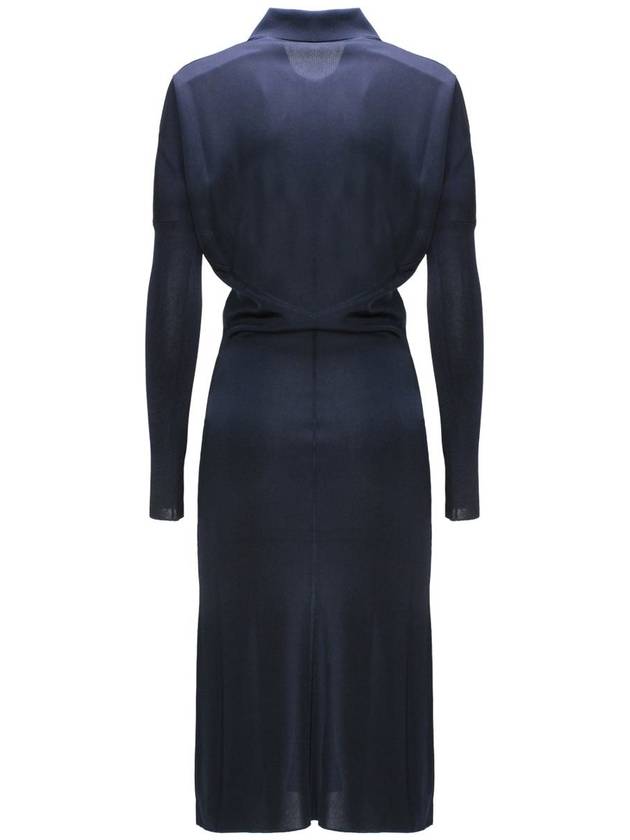 Salvatore midi dress 112005770988 NEWNAVY NEWNAVY - SALVATORE FERRAGAMO - BALAAN 4