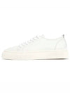 Logo Sole Leather Low Top Sneakers White - AMI - BALAAN 2