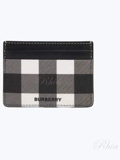 Check Logo Print Card Wallet - BURBERRY - BALAAN 2